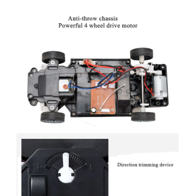 Carrinho de Controle Remoto Drift de Alta Velocidade