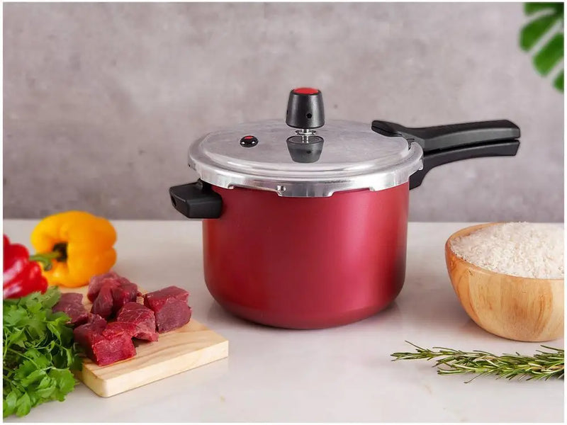 Panelux Pressure Cooker 4.5L Cherry Closure External Magnific